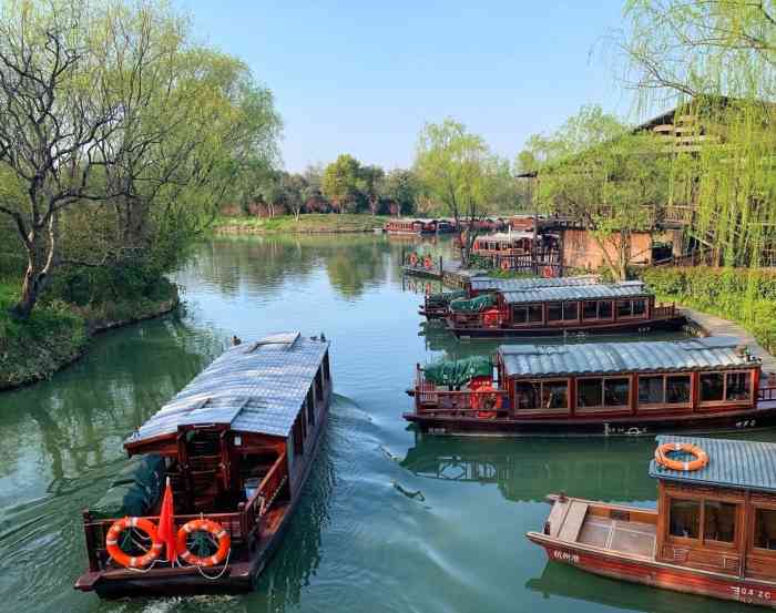 印象摇橹船码头-"今天打卡了印象摇橹船,唯一可惜就是天气太.