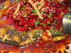 -探鱼·鲜青椒爽麻烤鱼(北京路天河城店)