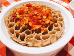 西红柿浇汁莜面-西贝(上海新梅广场店)