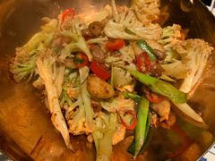 干锅花菜-绿茶餐厅(布吉万象汇店)