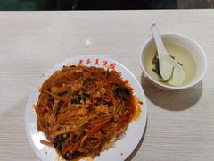 鱼香肉丝盖浇饭-老头盖浇饭(南京新街口明瓦廊宏光酒店店)