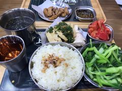 重葱油淋鸡饭单人餐-阿金大白·上海菜馆(新天地店)