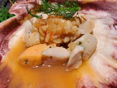 焗扇贝-花潮料理艺食馆(世欧广场店)