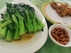 白灼菜心-胜记烧鹅美食