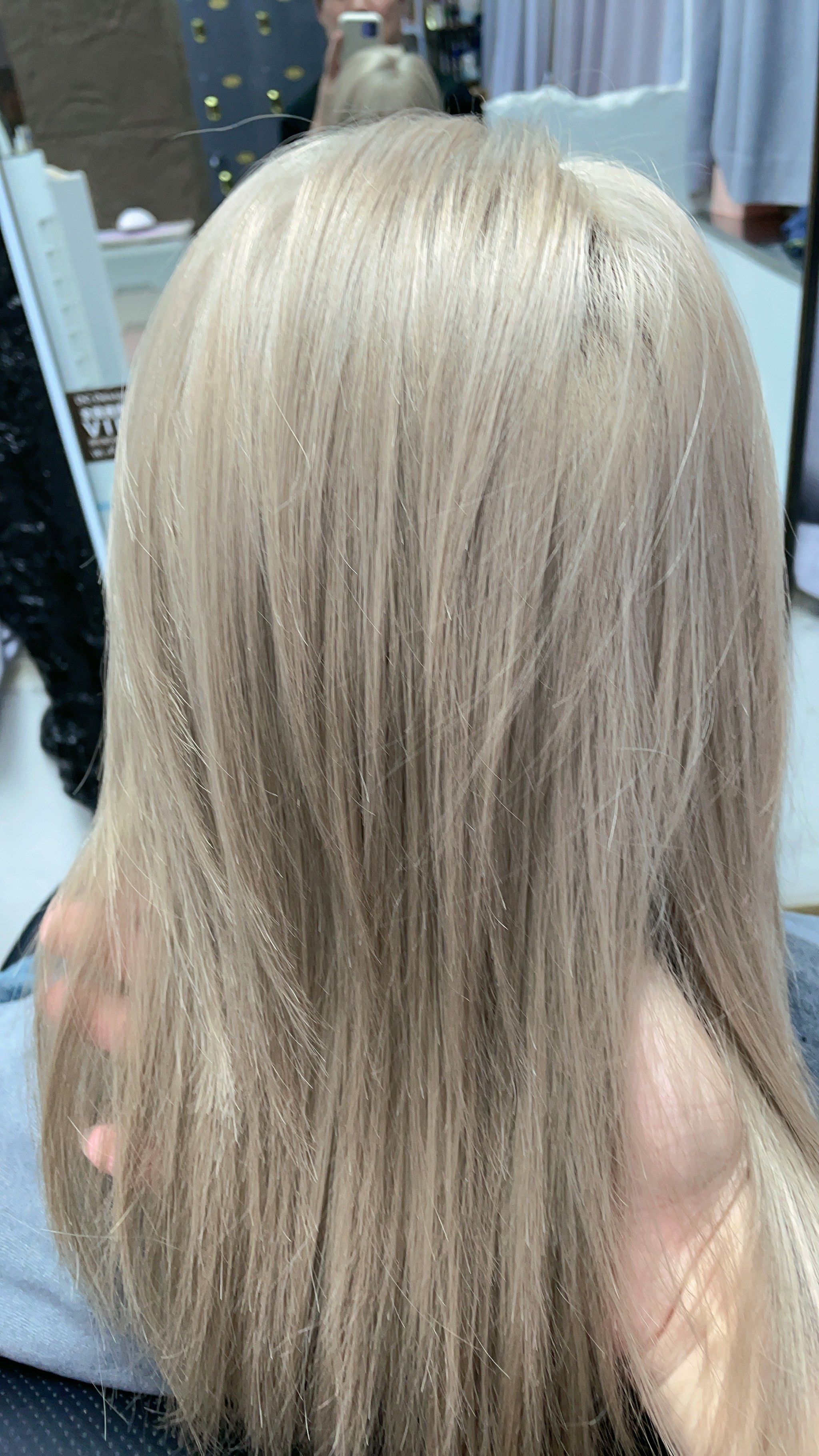 奶茶色#混血发色