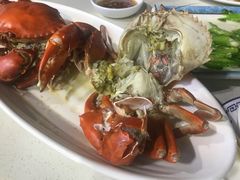 清蒸大肉蟹-锦里海景海鲜餐厅.三亚老字号(亚龙湾中心广场店)
