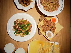 五花肉炒笔管鱼-波螺油子青岛本帮菜(银座店)
