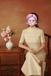 -时光纪亲子全家福照相馆(静安店母女写真父母纪念照)