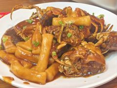 毛蟹年糕-谢记上海大排档(长寿路店)