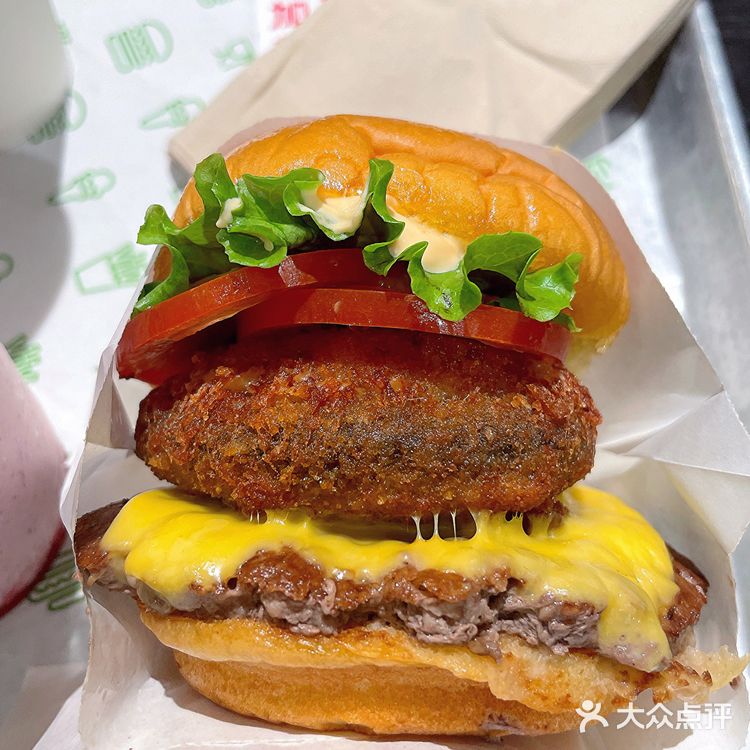 shake shack的芝士蘑菇堡封神🧀 🍔