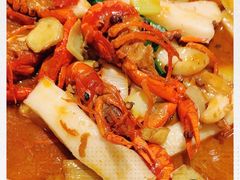 香辣年糕小龙虾-香蟹园金湖龙虾(金磐路旗舰店)