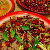 这一顿下来也太费米饭了 环境也很有江湖气息