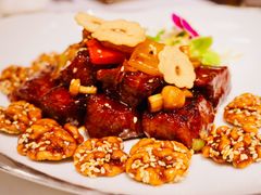 琥珀蒜片澳洲和牛粒-伯衡55·吉品轩(乌鲁木齐南路店)