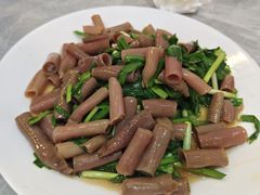 韭菜炒海肠-王鹏家常菜馆