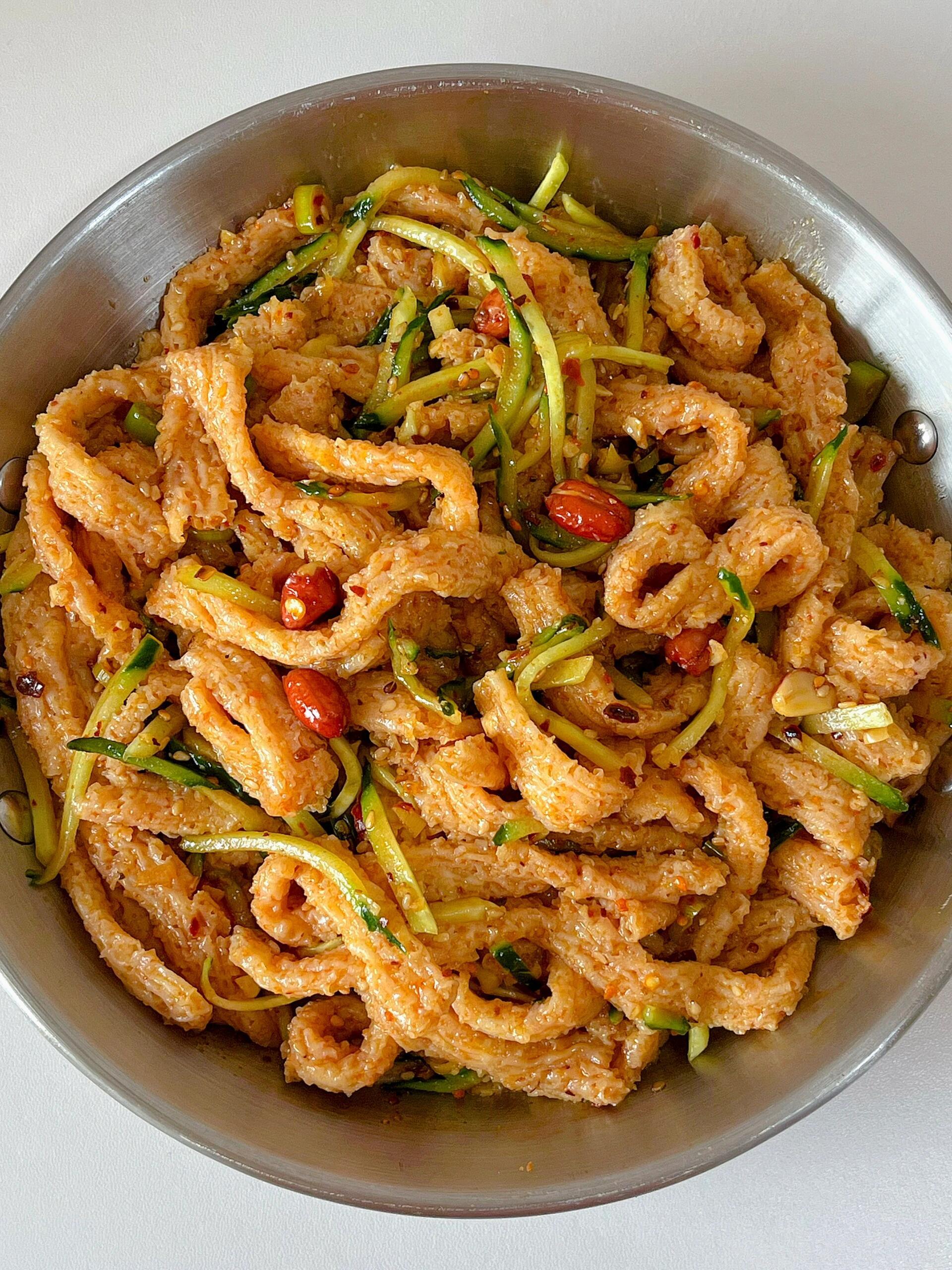 宅家做的凉拌面筋