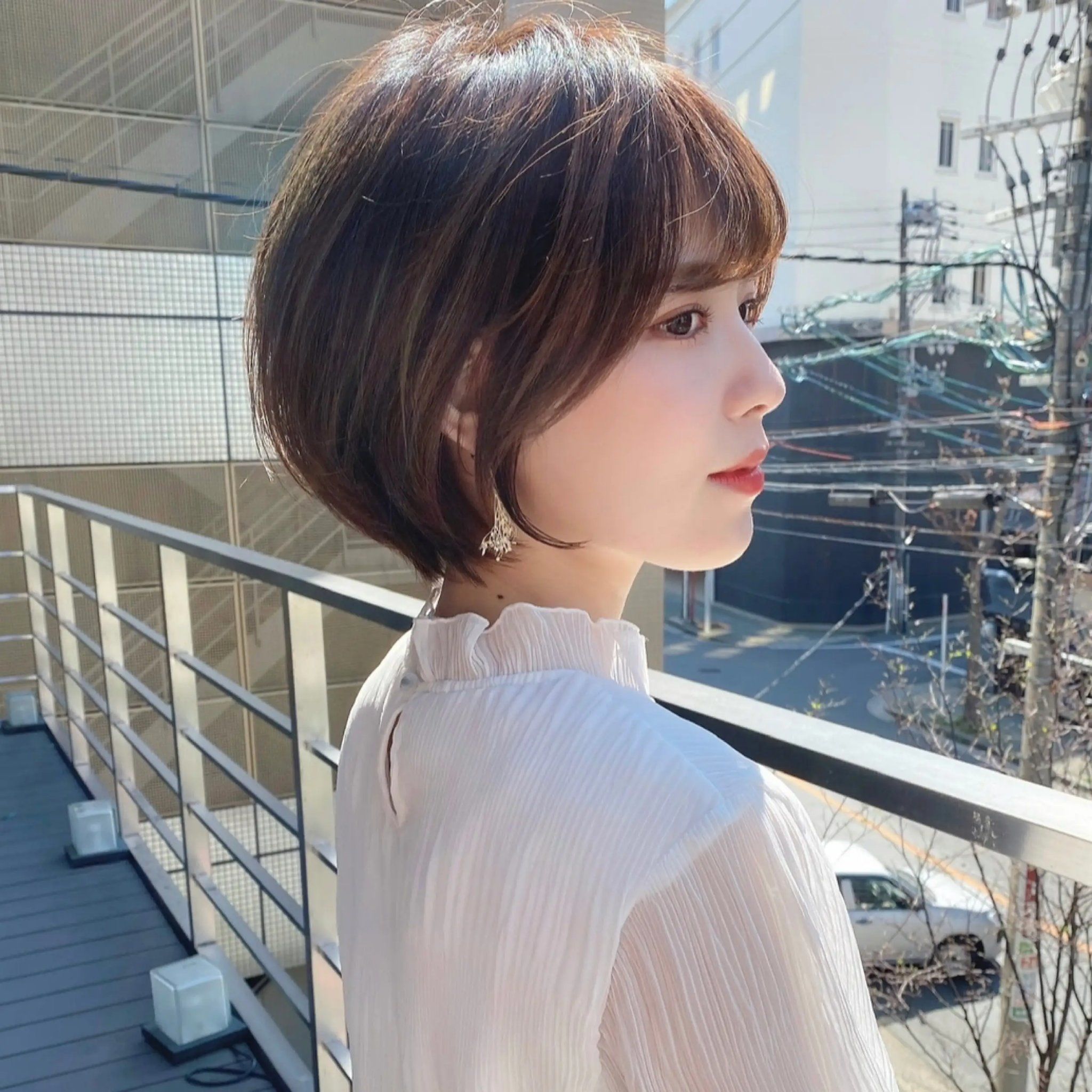 清新短发怎么搭?