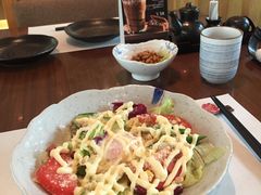 温泉蛋沙拉-将军日本餐厅·Shogun 传统日料·铁板烧·板前料理(厦门马哥孛罗东方大酒店)