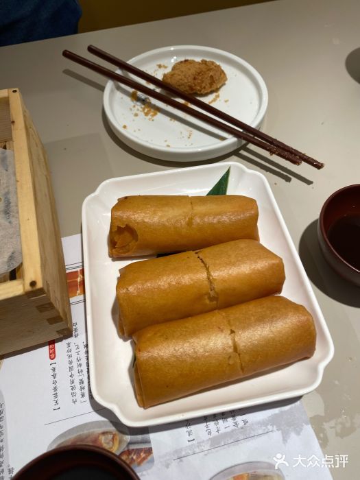 蔡澜点心·粤菜(西单大悦城店)芙蓉蛋白春卷图片