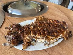 -北京龙庆四季香农家饭庄·灶台鱼·碳烤虹鳟鱼(龙庆峡店)