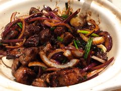 生啫牛肉粒-万荣烤鸭店·北京菜(天坛店)