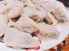 -东来菜馆•手抓海鲜家常菜•海鲜锅贴(鸽子窝店)