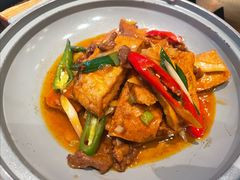 砂锅烧豆腐-耶里夏丽·丝路国际新疆菜·清真食品(徐汇南丹东路臻选店)