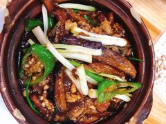 鱼香茄子煲-明记海鲜大排档(巽寮湾店)