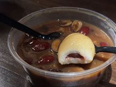黑芝麻豆沙双拼-罗子龙罗家桂花汤圆(曹都巷店)