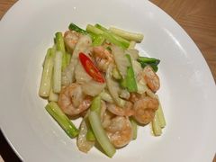 鲜淮山芦笋爆虾球-滋色臻选川菜(北京坊旗舰店)