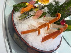 三文鱼北极贝拼盘-湖锦酒楼·31年地道湖北菜(黄鹤楼店)