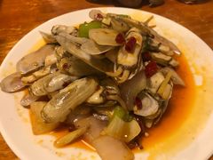 葱油蛏子-温州一家人美食(西木头市店)