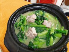 春菜排骨煲-辉记潮汕海鲜砂锅粥(市桥店)