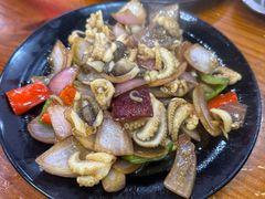 炒八爪鱼-台州老六海鲜面馆(上南总店)
