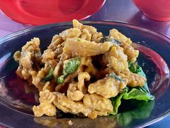 蛋黄鱿鱼-黄亚华小食店(Jalan Alor)
