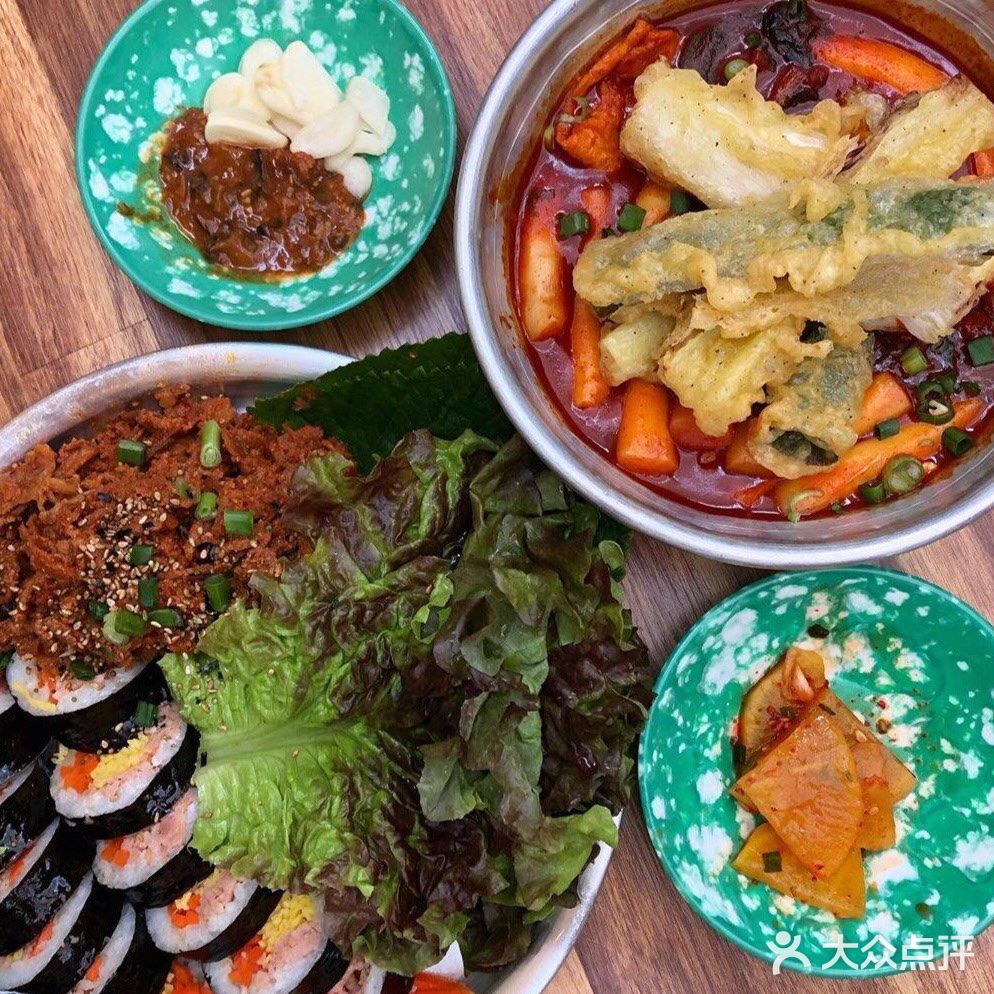 【남도분식】,他们家的紫菜包饭、炸货、年糕锅、拌面等等