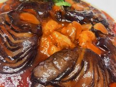 虾仁菊花茄子-燕春楼(海河华鼎店)