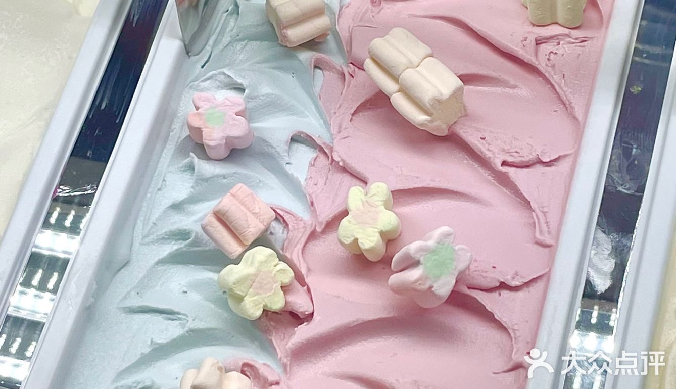 成都新店🥹哭着说好吃！！💕棉花糖gelato！！！
