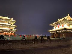 -城墙带状公园-大同古城墙广场停车场