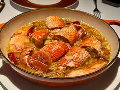 蒜片橄榄油焗蓝龙虾-Oyster Talks 四度蚝法餐厅
