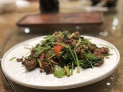 小炒黄牛肉-新疆杭州疗养院·富春山庄