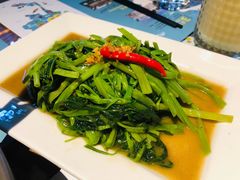 秘制虾酱炒空心菜-帕蓝·暹罗料理(曲阳店)