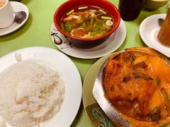 西洋焗鸡套餐-胜利茶餐室