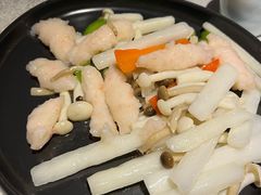 菌菇山药炒虾滑-乾园(天河城店)