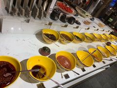 自助调料区-椒香城门口重庆老火锅(美颂广场店)