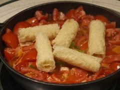 -贵州辣子鸡番茄鸡