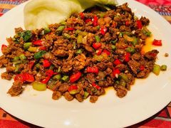 萝勒叶炒碎肉-食肆&Fourteen(武林夜市店)