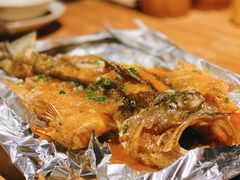 铁板锡纸鲈鱼-龙头烤羊排•烤全羊•精酿扎啤(厦滘店)