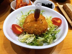 煎炸猪肉裹温泉蛋-胜博殿日式炸猪排(西红门店)