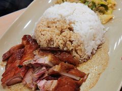 烧鸭拼叉烧饭-百家鸡味馆(清泰店)