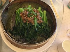 荷叶笼仔蒸菜心-海富门·带鱼·淮扬菜·粤菜(甘家口店)